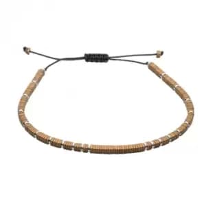 Image of Bronze Hematite Black Cord Bracelet B5441