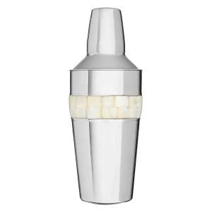 Image of Premier Housewares Mother of Pearl Cocktail Shaker - Stainless Steel