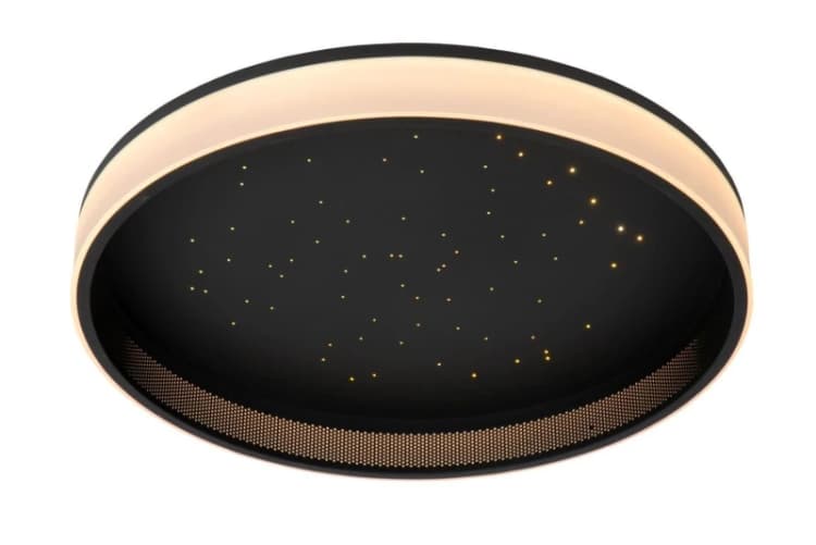 Image of Lucide 'ESTREJA' Stylish Indoor Dimmable Decorative Flush Ceiling Light Black