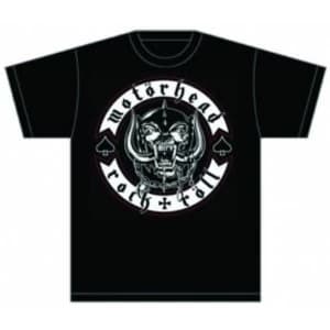 Image of Motorhead Biker Badge Mens T Shirt: Small