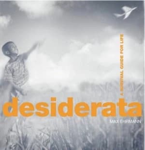 Image of Desiderata by Max Ehrmann Paperback