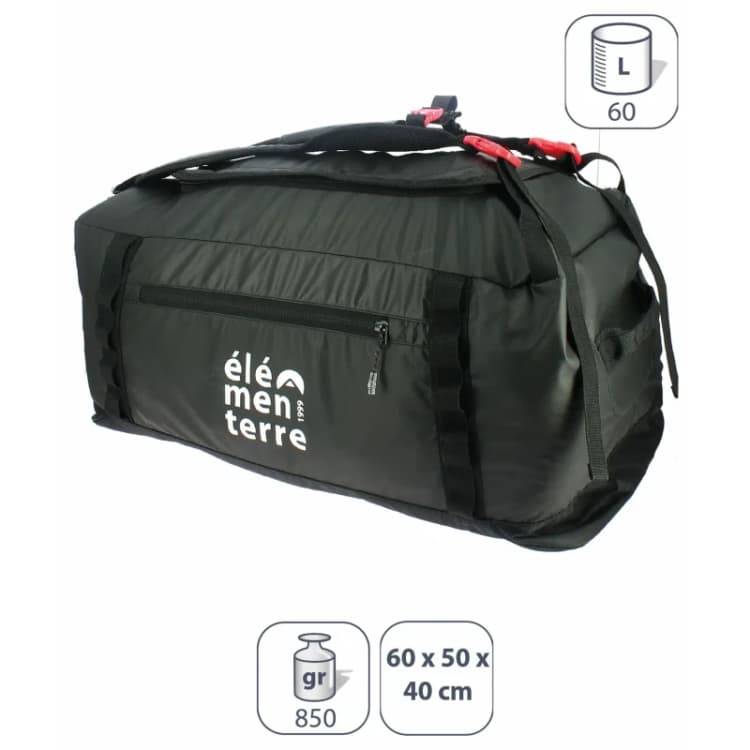 Image of Elementerre blackmanba 60 l backpack Noir Unisex 60 L