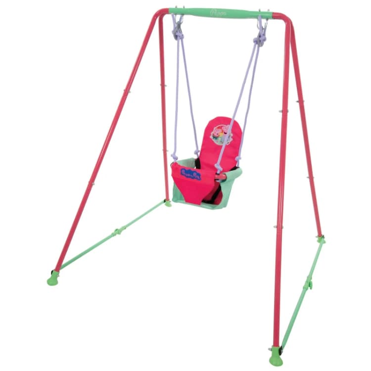 Image of MoVe Peppa Pig Fast Folding Toddler Swing, Pink M008666