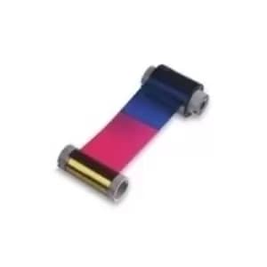 Image of Zebra True Colours i Series YMCKK ribbon printer ribbon