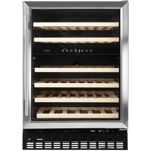 Image of CDA WCCFO602SS 46 Bottles Freestanding Undercounter Wine Cooler Fridge
