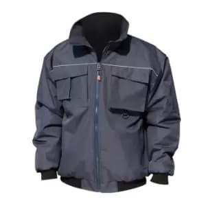 Image of Result Mens Workguard Sabre Pilot Work Jacket (XL) (Navy Blue)