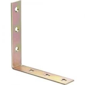 Image of TOOLCRAFT Chair angle yellow 100 mm Steel yellow galvanised