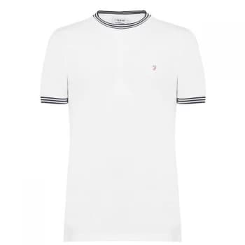 Image of Farah Vintage Texas Short Sleeve T Shirt - 104 White