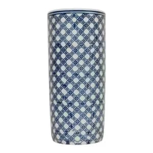 Image of Daisy Chain Blue & White Floral Umbrella Stand