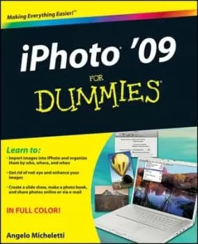 Image of iPhoto 09 for dummies by Angelo Micheletti