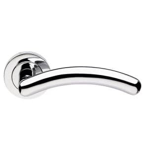 Image of Jedo Mailand Door Handle on Round Rose