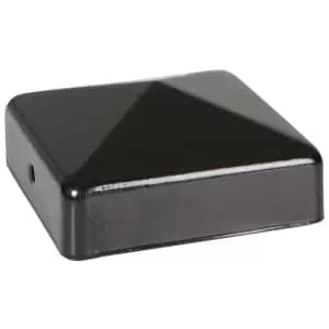 Image of DuraPost Anthracite Grey Post Cap with Bracket - 75mm x 75mm