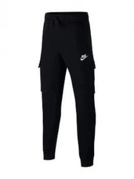 Image of Nike Older Boys Club Cargo Pant - Black, Size XS, 6-8 Years