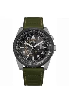 Image of Plated Stainless Steel Classic Eco-Drive Watch - Bj7138-04E