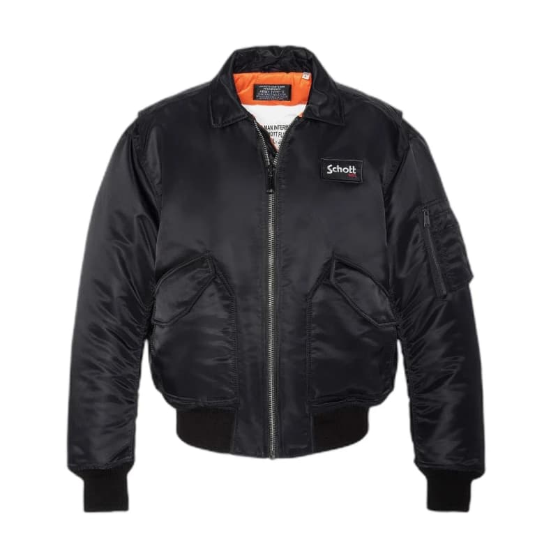 Image of Schott Oversized bomber Schott CWU Original Noir Unisex 3XL