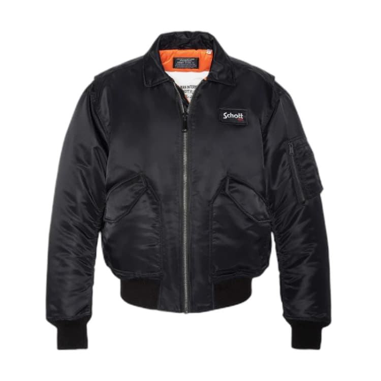 Image of Schott Oversized bomber Schott CWU Original Noir Unisex XL