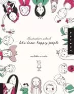 Image of illustration school lets draw happy people
