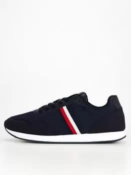 Image of Tommy Hilfiger Core Lo Runner Trainer, Blue, Size 44, Men