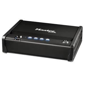 Image of 3-in-1 Home Safe with Fingerprint Code and Key Operation