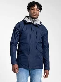 Image of Craghoppers Cove Waterproof Hooded Jacket - Navy, Size 2XL, Men