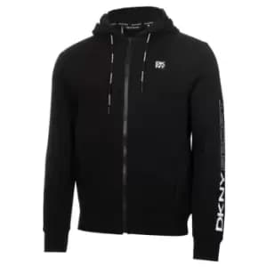Image of DKNY Golf Zip Up Hoodie Mens - Black
