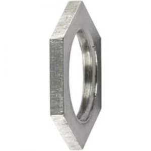 Image of ALNPB Nickel Plated Brass Locknuts ALNPB M16 166 50101 Hellermann Tyton