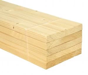 Image of Wickes Whitewood PSE 18 x 144 x 1800mm Pack 5