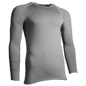Image of Precision Essential Base-Layer Long Sleeve Shirt Adult Grey - Large 42-44"