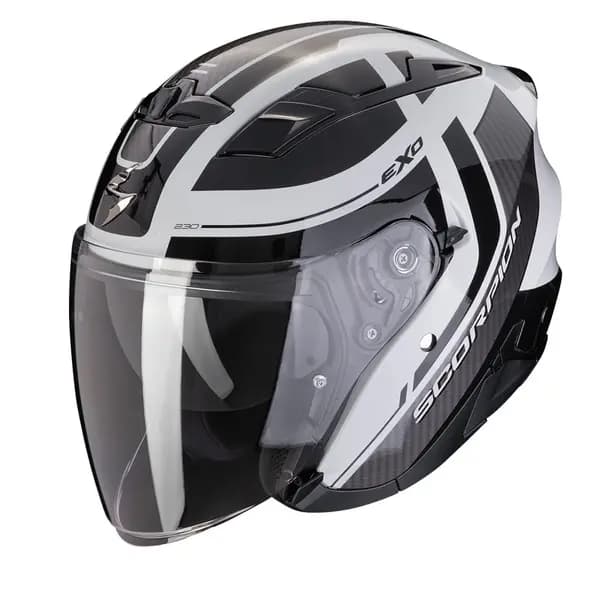 Image of Scorpion EXO-230 Pul Grey Black Jet Helmet M