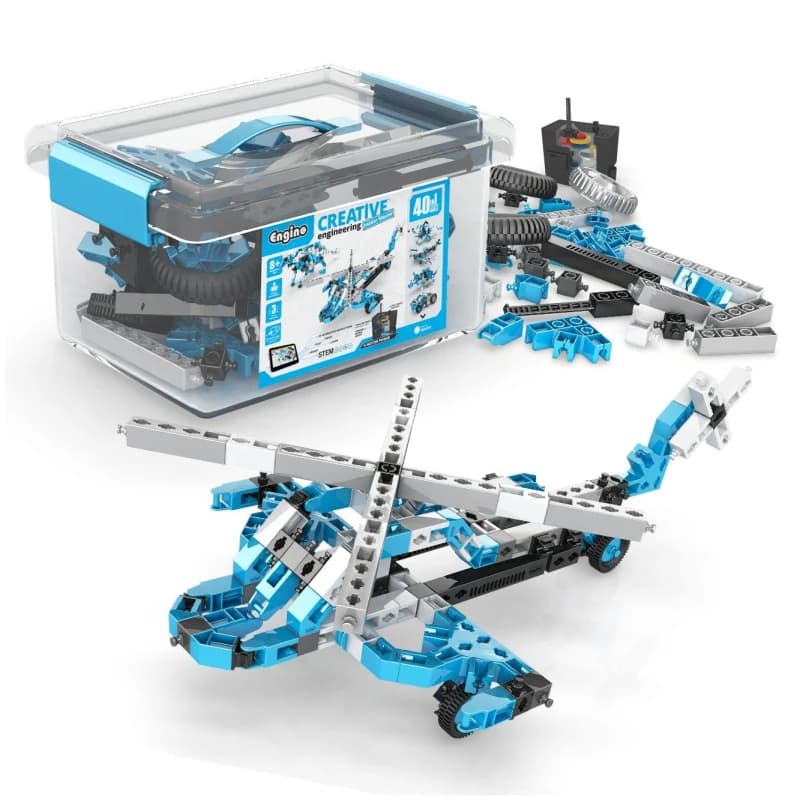 Image of Engino Creative Engineering 40 in 1 Motorized maker Master Light Blue unisex