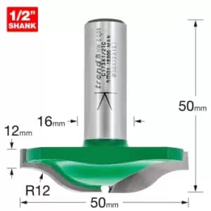 Image of Trend CRAFTPRO Raised Panel Ogee Router Cutter 50mm 12mm 1/2"