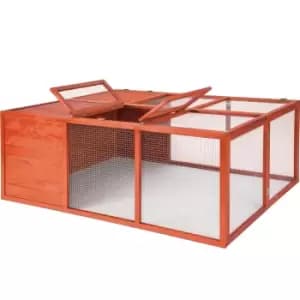 Image of Tectake Rabbit Run with Covered Section