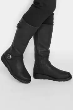 Image of Wide Fit Wedge Boots