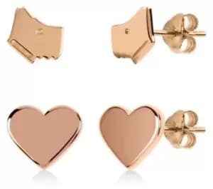 Image of Radley RYJ1166S-CARD Love Heart Rose Gold Plated Jewellery