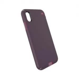 Image of Speck Presidio Sport Apple iPhone XS Max Vintage Purple TPU Phone Case