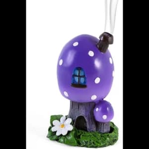 Image of Purple Smoking Toadstool Incense Cone Holder