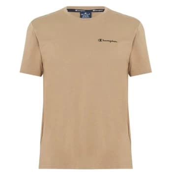 Image of Champion Crew T Shirt Mens - Brown