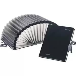 Image of PAGNA Document organiser 24211-04 24211-04 Rigid cardboard Black A4 No. of compartments: 20 A-Z