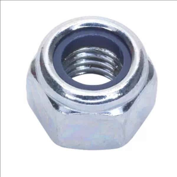Image of Genuine SEALEY NLN8 Nylon Lock Nut M8 Zinc DIN 982 Pack of 100