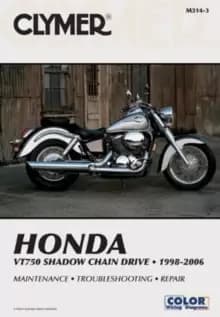 Image of Honda VT750 Shadow Chain Drive Motorcycle (1998-2006) Service Repair Manual