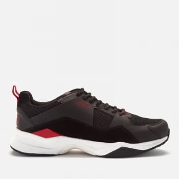 Image of Hugo Boss Block Runner Chunky Trainers Black Size 10 Men