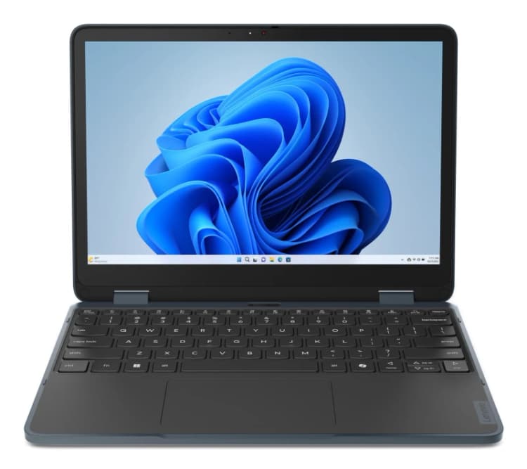 Image of Lenovo 500w 2-in-1 Gen 5 Intel N N150 Hybrid (2-in-1) 31cm (12.2") Touch Screen WUXGA 8GB LPDDR5-SDRAM 128GB SSD WiFi 6E (802.11ax) Windows