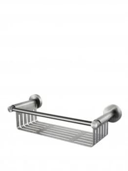 Image of Aqualux Kosmos Bathroom Storage Basket - Chrome