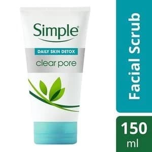 Image of Simple Daily Skin Detox Clear Pore Scrub 150ml