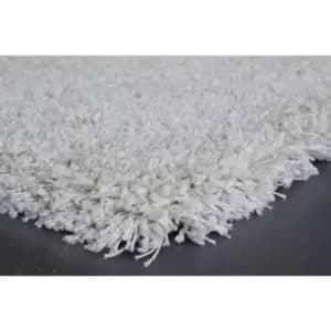 Image of Twilight Cream 160cm Round Rug Carpet Large Rugs Thick Pile Soft Living Room Bedroom Easy Care - Cream