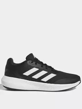 Image of adidas Unisex Kids Runfalcon 3.0 - Black/White, Size 12 Younger