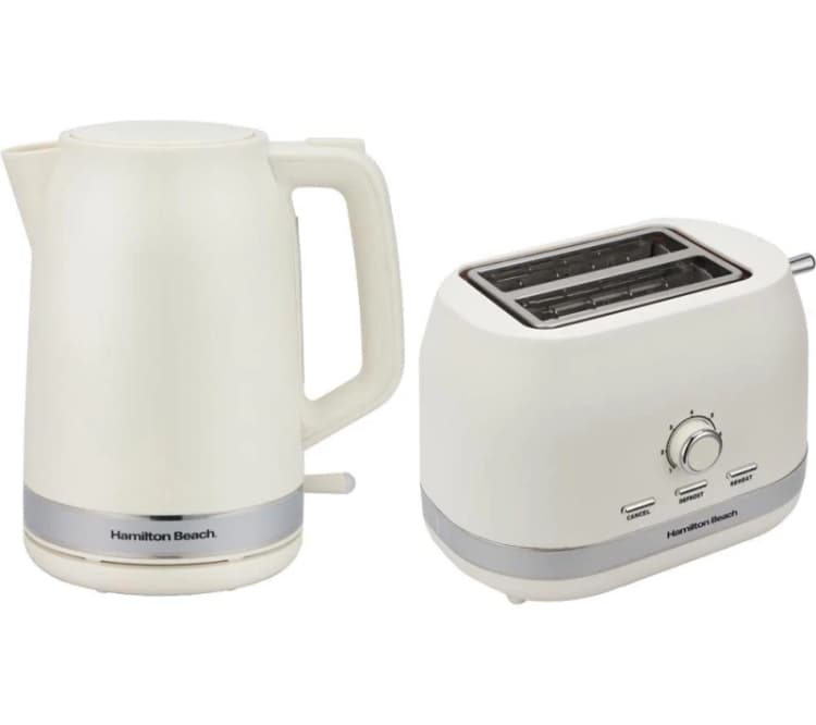 Image of Hamilton Beach Ella Cream Breakfast Bundle Cream unisex
