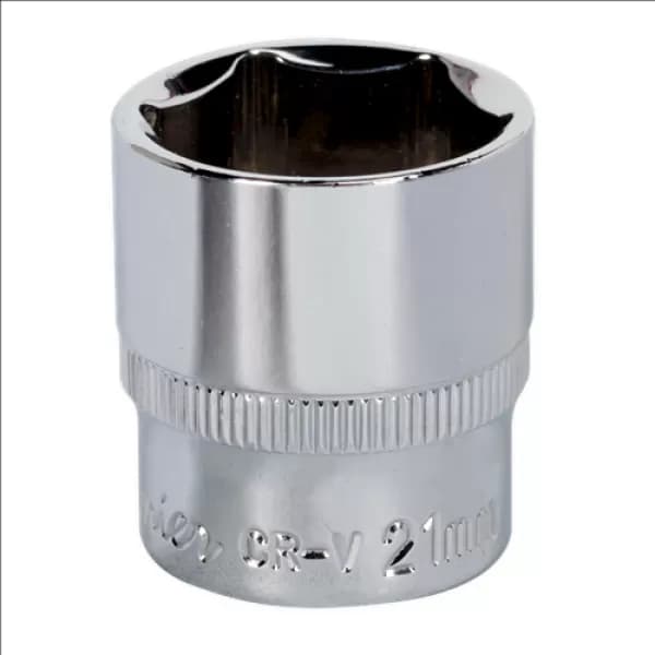 Image of Genuine SEALEY SP3821 WallDrive® Socket 21mm 3/8Sq Drive Fully Polished