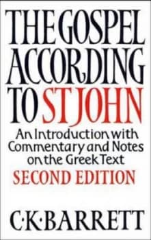 Image of The Gospel According to St John by C. K Barrett Paperback