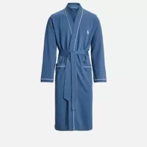 Image of Polo Ralph Lauren Cotton-Blend Jersey Dressing Gown - XXL/XXXL